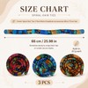 Cctetn 3 Pack Spiral Hair Ties Boho Accessories for Thick