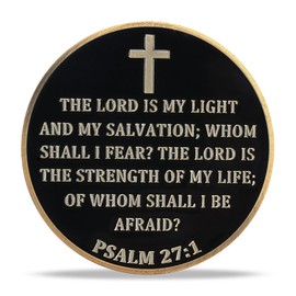 Soul Ferry Religious Coin Inspirational Bible Verse Medallion Faith-Based Gifts for Spiritual Encouragement for Men & Women