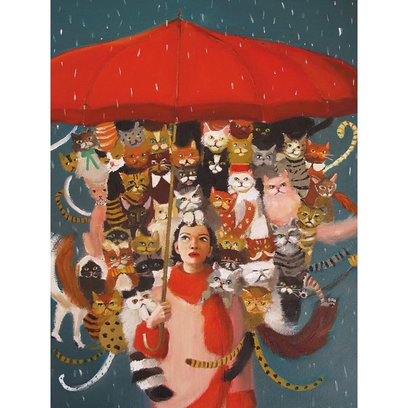 New York Puzzle Company - Janet Hill The Cat Countess