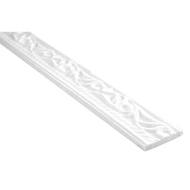 Hexim Flat Profile Polystyrene Border | Decorative Stucco | 8 x 45 mm | M-10