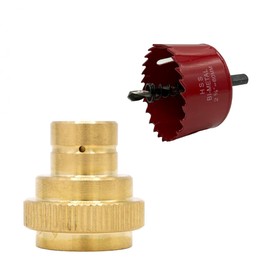 Quick Adaptor for CO2 Water Carbonator Crystal 3.0 and ART with Drill Bit 60 mm