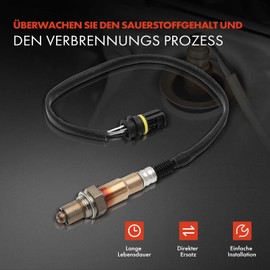2x Lambda Sensor Diagnostic Probe After Catalytic Converter for 523 525 530 E60 E61 X5 E70 CLK 240 320 A209 C209 2001-2018 0015407217