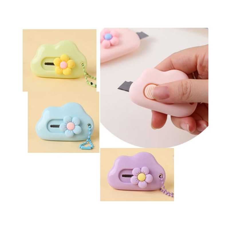 Feilguee 3 PCS Mini Box Cutter Mini Portable Utility Knive