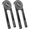LEXIVON [2-pack] Aluminum Miter Saw Protractor | 7-Inch Rust Proof