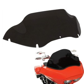 TCMT 9.5'' Black Windshield Windscreen Fit For Harley Road Glide FLTR FLTRX 1989-2013