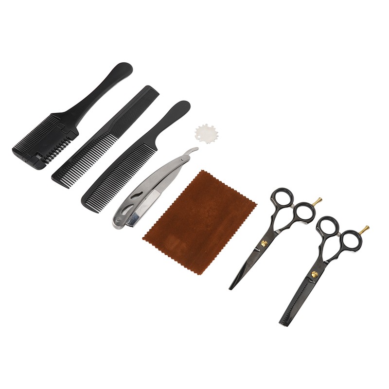 Hair Cutting Scissors Set Haircut Shears Comb Barber Scissors Tools