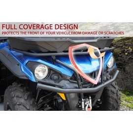 SAUTVS XT Front Bumper for Can Am Outlander 450 500 570 2015-2024, Combined Front Brush Guard Bar Protector for Can-Am Outlander 450 500 570 Max 2015-2024 Accessories, Replace#715001910