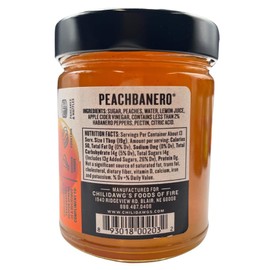 Chili Dawg’s | Peachbanero Pepper Spread | Peach Pepper Spread | Gluten Free | Sweet and Spicy | Great on Chicken, Pork Loin, Pancakes, Waffles | Fruity Kick of Heat | Nebraska Made | 9 oz Jar