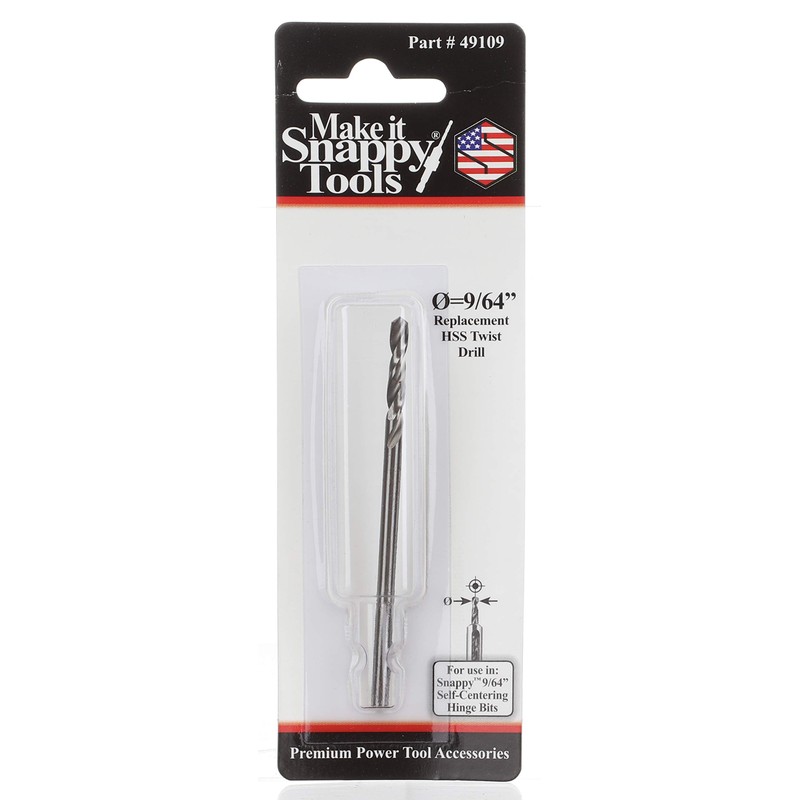 Make it Snappy Tools Replacement HSS Drill for 9/64 Inch