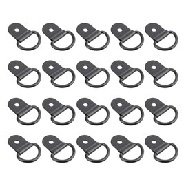 Replacement Parts For 20pcs Black D Shape Tie Down Anchors Ring for Car Truck Trailers RV Boats Power Mod-GS95-9767