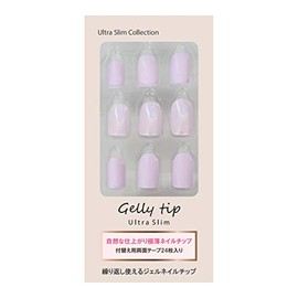 Jelly Chip Ultra Slim Collection GELLY TIP US001 Lilac 30tips/12 Sizes