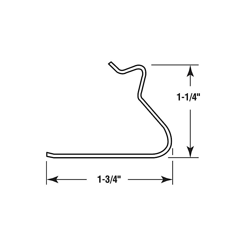 Prime-Line MP5528 Window Screen Tension Springs with Steel Wire, 1-3/4
