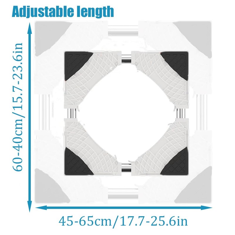 SSEHCWAN Washer and Dryer Stands, Washing Machine Stand Base Adjustable