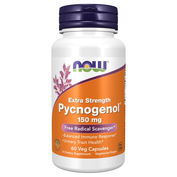 NOW Foods NOW? Supplements, Extra Strength Pycnogenol? 150mg, Free Radical