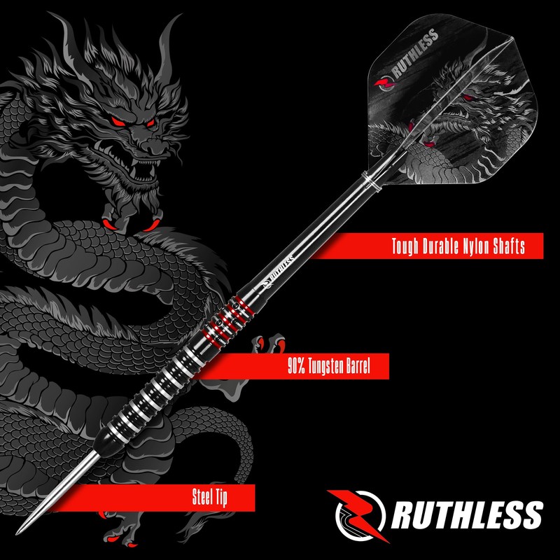 RUTHLESS | Animal Darts Set | Steel Tip | 90%