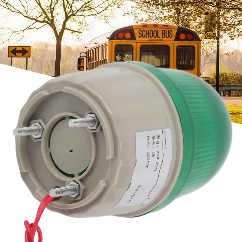 BERM BEM-2071 Warning Light LED Rotating Indicator Portable Rotating Warning