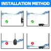 FREESEA Aquarium Fish Tank Heater: 75W Small Submersible Turtle Heater