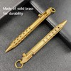 Bolt Action Pen, Solid Brass edc Pen Six-edge Pocket Pen