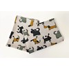 A Pair of Linen Cotton Tea Towels Kitchen Towels Doggies