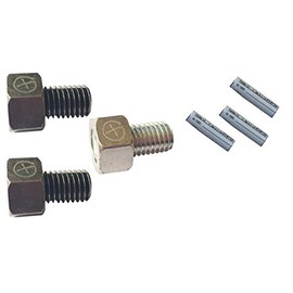 GEO-VERSAND Unisex - Adult Geocaching Magnetic Screw Set with Log Strips, 6-Piece Hiding Place, Multicoloured, One Size