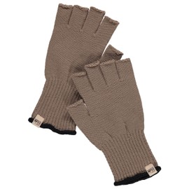 Minus33 Merino Wool Fingerless Glove Liner Tan499 Large