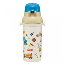 Skater Walking Car Heavy Equipment Antibacterial One-Touch Bottle 480ml Strap Water Bottle / 스케이터 워킹카 중장비 항균 원터치 보틀 480ml 끈달린 물통