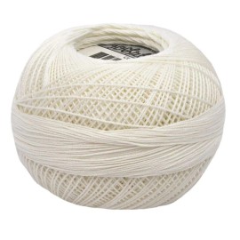Lizbeth Egyptian Cotton Crochet Thread Size 20 Color 602 Natural
