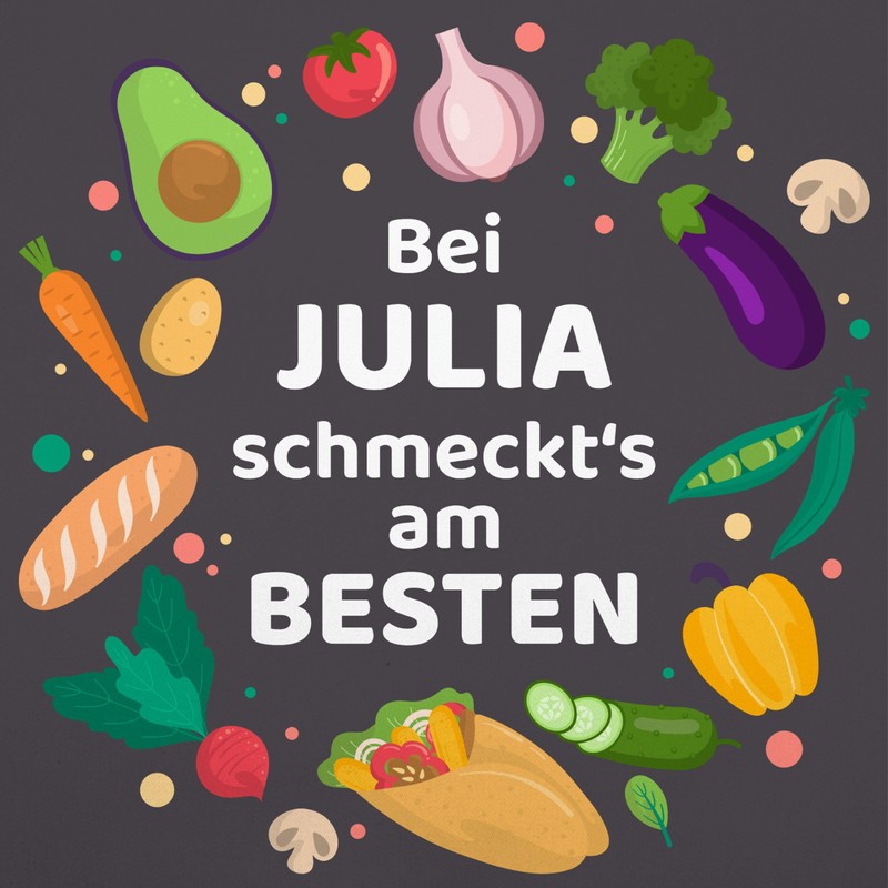 Geschenk mit Namen personalisiert by Shirtracer - Apron - Cooking