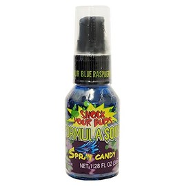 Fruidles Sour Blue Raspberry Candy Spray, Comes in Three Different Flavors, For Boys and Girls, 1.28 fl oz (Single)