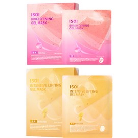 Isoi gel mask (1 box of 5 brightening sheets + 1 box of 5 intensive lifting sheets) / 아이소이 겔 마스크 (브라이트닝 5매 1박스+인텐시브 리프팅 5매 1박스)