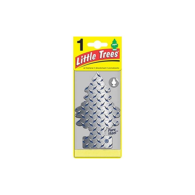 Little Trees Pure Steel, 6 Pack (U6P67152)