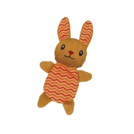 Nobby Plush Rabbit with Catnip, Orange, 17 cm, Pack of 1