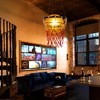 LDDBEN Retro Basketball Chandelier Creative Ball Lamp Pendant Light Sports