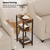 Creso hom Tall End Table with Charging Station and USB