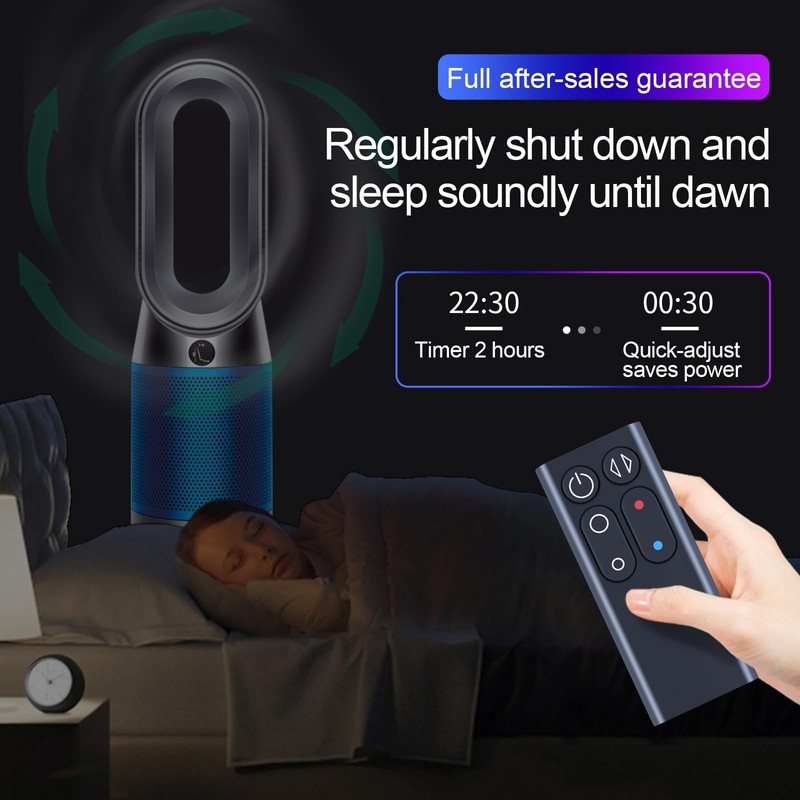 Snrigw Replacement Remote Control for Dyson Black AM04/AM05 Compatible with