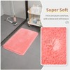 HOUSERAN Badezimmerteppich 50x80cm, Badematte rutschfest, Weiche Mikrofaser Badvorleger Waschbar mit