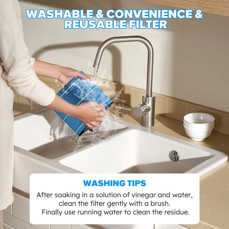 Afloia Washable Humidifier Filter, Wicking Filter, Durable Wet Curtain, Compatible