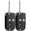 KeylessOption Keyless Entry Remote Fob Car Flip Ignition Key Replacement