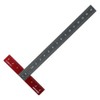 Urjumpea T-Shaped Square Metal Ruler, 6 Inch, Perfect for Art