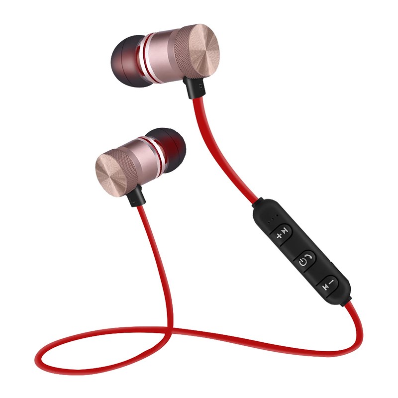 Drahtloser Bluetooth-Sportkopfhörer mit integrierten Magneten und Multi-Pairing-V4.1-Technologie für Lange Standby-