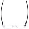 TFReaders Twist Flat Folding Reading Glasses in Matte Black +1.00