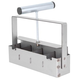 Ejoyous Earth Baler Press with 4 Grids, Manual Soil Blocker, Soil Press, Propagation, Soil Compactor, Through Sieve for Seedlings, Greenhouse Plant Growing Tool