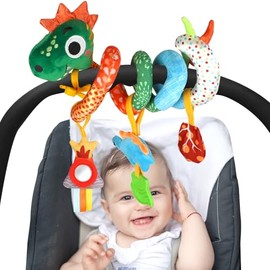 Lehoo Juguetes para Bebes 0-6 Meses: Juguetes Sensoriales para Cochecitos y Viaje