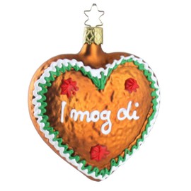 440s Christmas Glass Pendant Gingerbread Heart I mog di | IG-10099S021 | 4061752091490