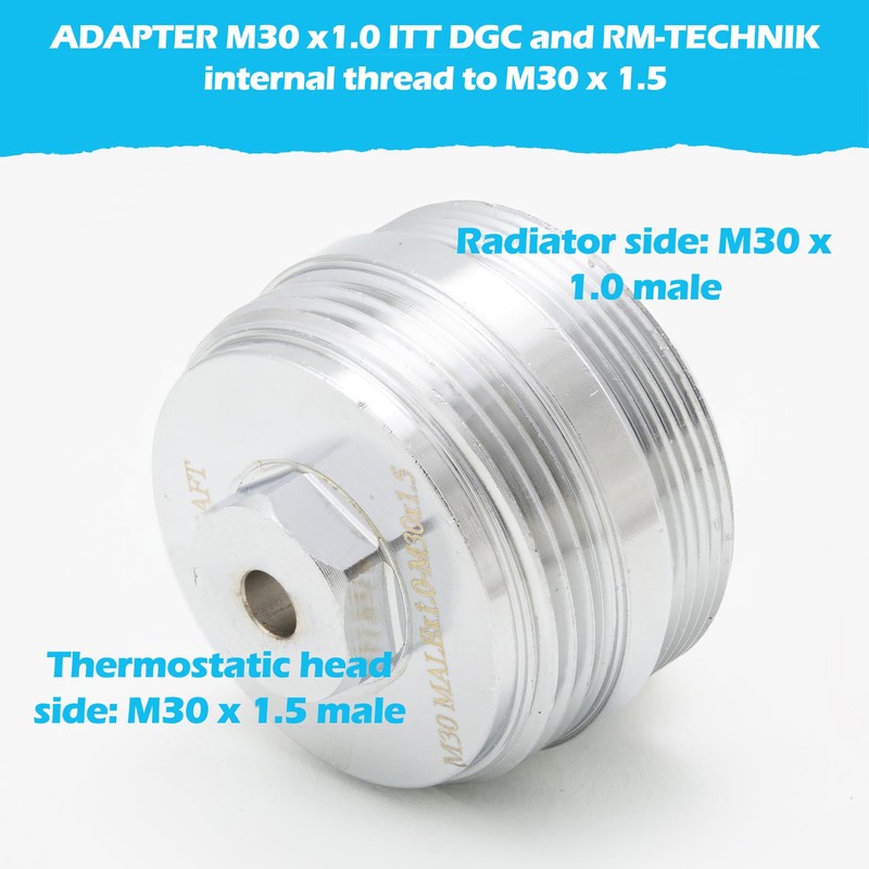 BLUMKRAFT Metal Adapter for ITT DGC and RM-TECHNIK M30 x1.0
