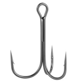 Dr.Fish 30 Pack Fishing Treble Hooks, #14-#6/0, Freshwater & Saltwater, Triple Fishing Hooks for Walleye Catfish Bass Fishing Replacment #12