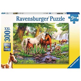 Ravensburger 12904 Children's Puzzle Wild Horses on the River 300 Pieces
