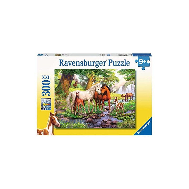 Ravensburger 12904 Children's Puzzle Wild Horses on the River 300