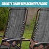 Queekay 2 Pcs Gravity Chair Replacement Fabric with 8 Bungee