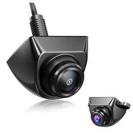 HD Cámara de visión de respaldo/frontal/lateral HD 720P Cámara trasera, cámara de visión ajustable giratoria de 360° para coche, camión, SUV, RV, remolque, furgoneta, camioneta (negro)